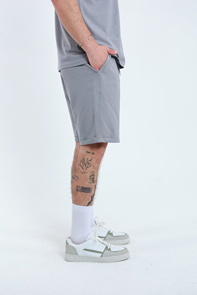TKT Erkek Penye Şort Regular Double Paça Yan Cepli