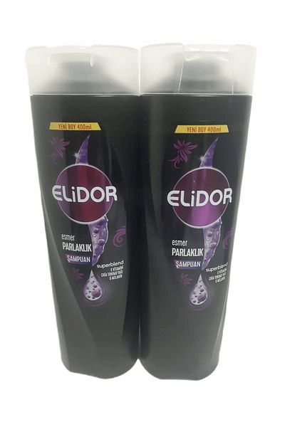 Elidor إليدور شامبو بني لامع - 400 مل × 2 قطعة