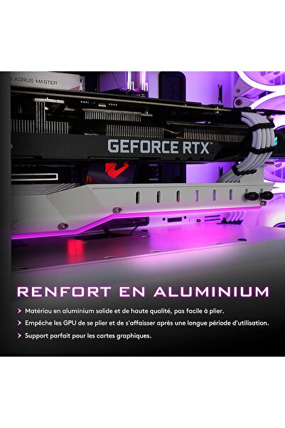 VipDeluXe Ezdiy-Fab Right Gpu Holder Brace 5V 3-Pin Argb Led