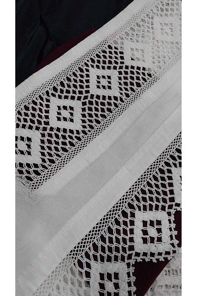Papatyam 2 Pieces (220 cm) Hand-Knitted Crocheted Lace Dowry