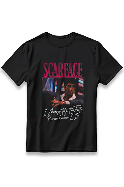 EZG Business Tricou Scarface Al Pacino Model Film, Unisex, 100% Bumbac, Confo...