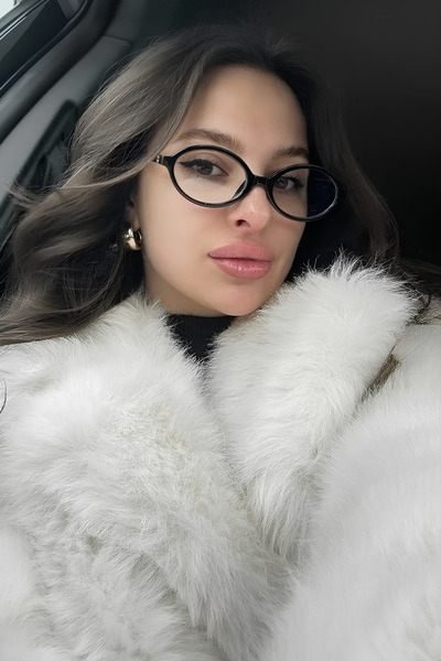 Chunky Frame Unisex Vintage Blue Block Transparent Glasses