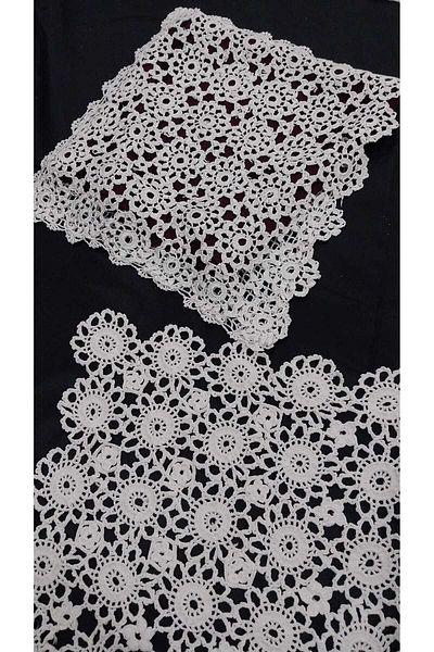 Papatyam Hand Knitted Crochet 2 Sizes and Garments: Lace / Dowry and Flush-Cotton