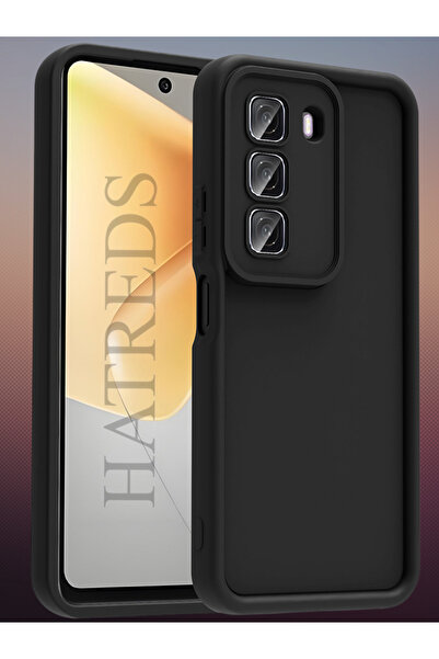 Hatreds İnfinix Hot 50 4G Kılıf Kamera Korumalı Kenar Çıkıntılı Soft Renkli S...