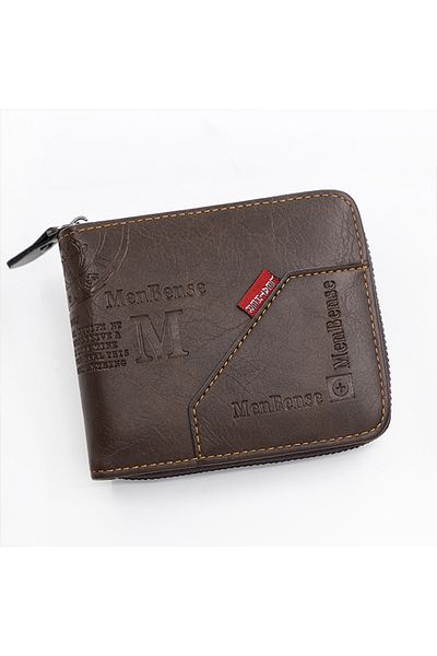 ETG Men's Wallet Short Wallet Card Bag Certificate Bag 11.5*10*3cm