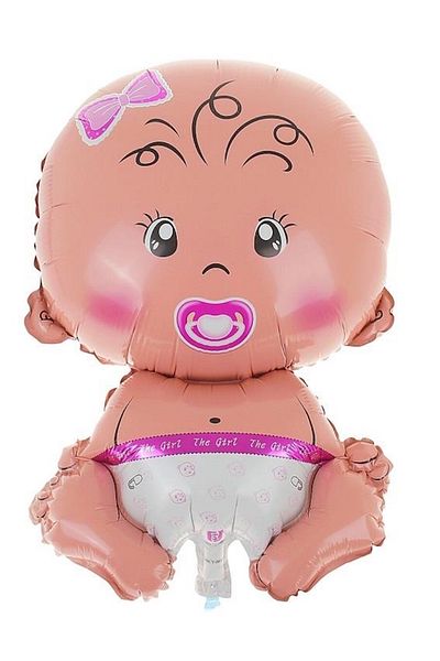 Party City Hospital Room Decoration Girl Foil Balloon Set