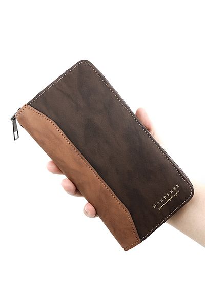 ETG Men's Wallet Long Wallet Card bBag Certificate Bag 19.5*10.5*3cm