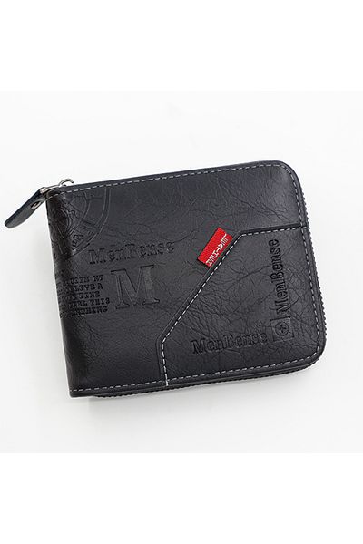ETG Men's Wallet Short Wallet Card Bag Certificate Bag 11.5*10*3cm