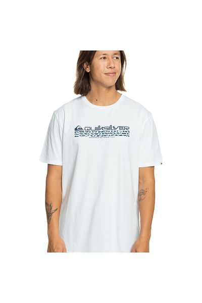 Quiksilver Ανδρικό λευκό μπλουζάκι Omni Fill Ανδρικό μπλουζάκι Eqyzt07664