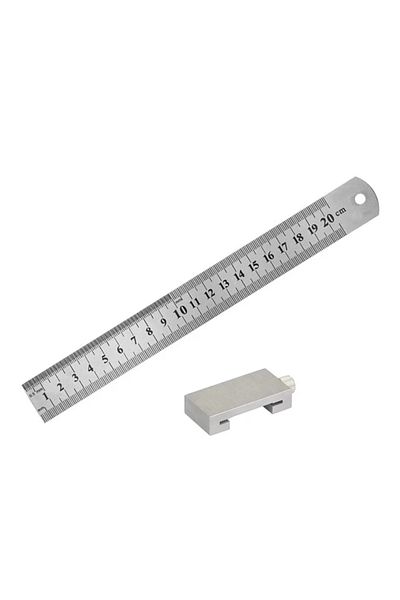 TTAKA7 20cm Metal Carpenter Swenson Carpentry Square Woodworking Tools Carpentry Steel Ruler Positioning Li