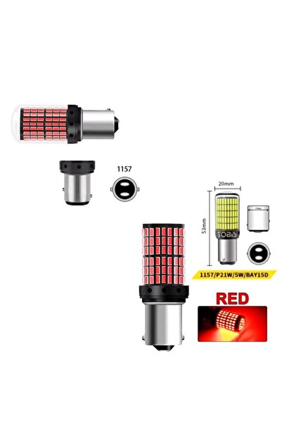 orco ( 2 X ADET ) 1 TAKIM LED 1016 21/5W ÇİFTDUY ŞAŞI TIRNAK AMPUL 12V 144 LE...