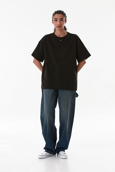 Fulla Moda Oversize T-Shirt with Heart Accessories