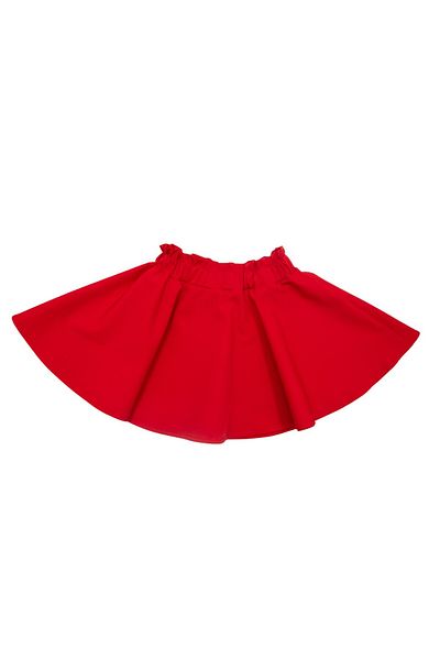 Ozmoz By Mukadder Özden Red Flared Spring Girl's Skirt