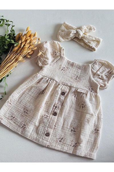 Popshops Gırls Girl's Daisy Patterned Dress