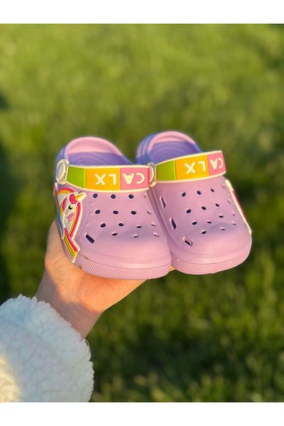 Bold Boutique Figured Children's Slippers, Sea Pool Slippers, Beach Slippers, Kindergarten Slippers, Non-Slip Sole