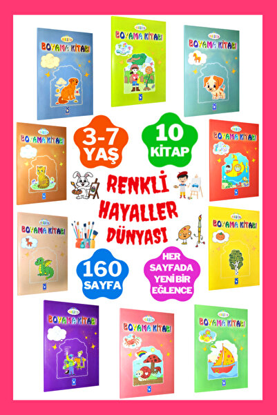 Panem Yayınları Renkli Hayaller Dünyası Renk Avcısı Boyama Seti | 3-7 Yaş