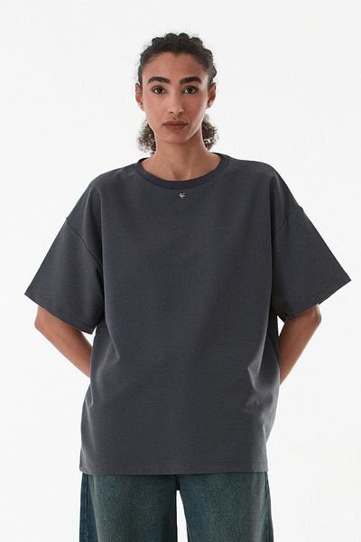 Fulla Moda Oversize tričko s doplňky ve tvaru srdce