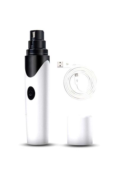Generic Rechargeable USB Charging Pet Nail Clippers White