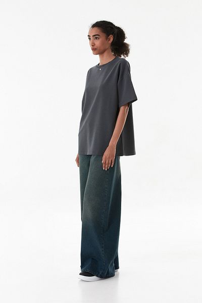 Fulla Moda Oversize tričko s doplňky ve tvaru srdce