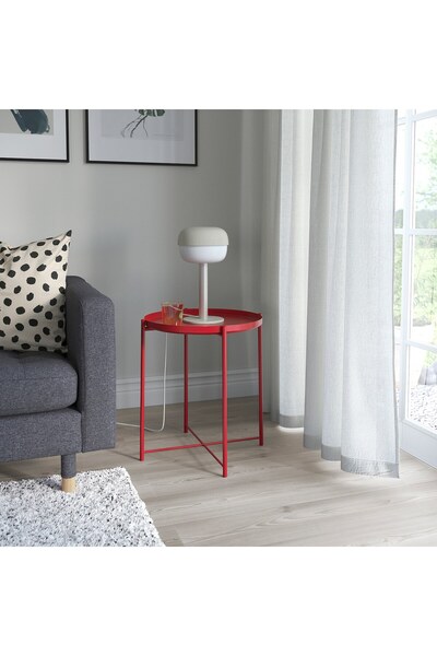 IKEA BL SVERK Table Lamp, Beige, 36 cm