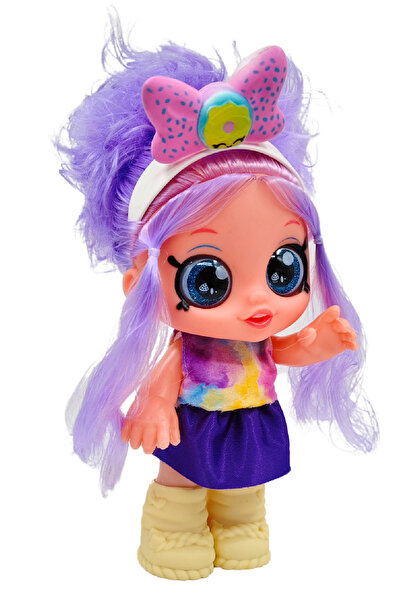Global Toys Renkli Şeker Kız Konuşan Roza Bebek (30 cm)