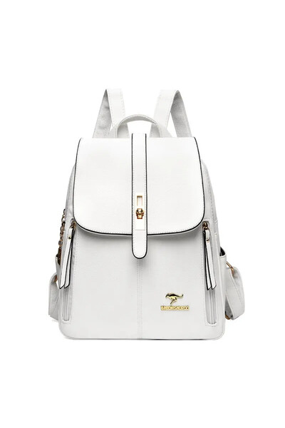 delis Γυναικείο Σακίδιο Πλάτης, Mireille Gt2475, Λευκό