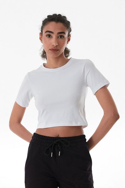 Fulla Moda Tricou de bază cu decolteu