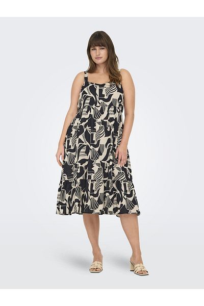 Only Carmakoma Glockenförmiges Kleid CARMALUSI Midikleid