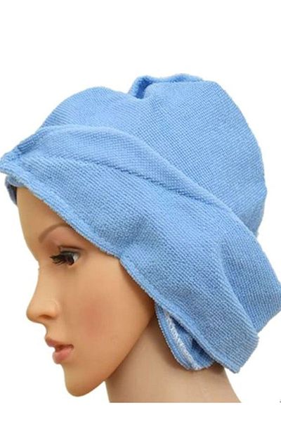 Generic Pack Of 2 Solid Bath Towel Blue