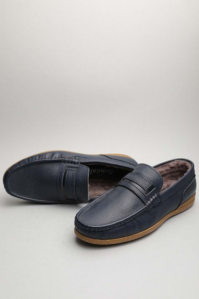 Gondol Loafer clasic pentru bărbați din piele naturală 42 Broche No.60132