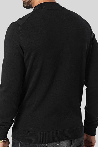HUGO Men's Long Sleeve Logo Sweatshirt Black