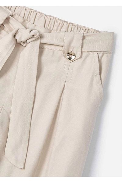 MAYORAL Κοριτσίστικο φαρδύ παντελόνι Jogger Cream 3556