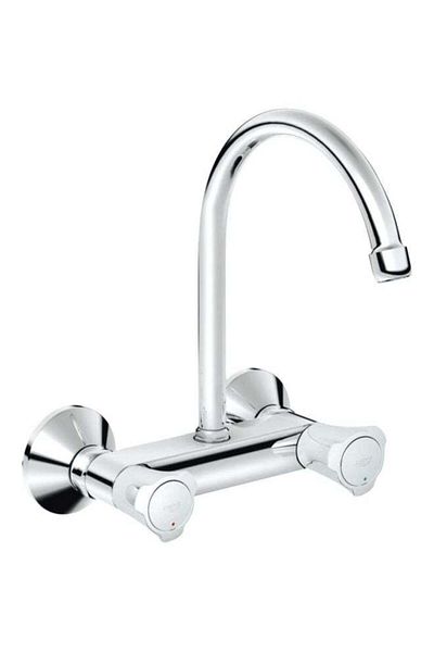 Grohe Costa Wall-Mounted Basin Mixer L-Shape Chrome 0.5 Inch