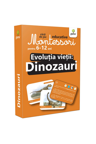 Gama Evoluția vieții: Dinozaurii/ Cartea Montessori 6-12 ani