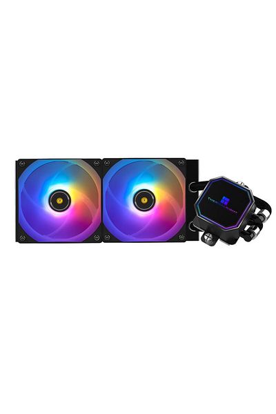 ThermalRight Cooler CPU Thermalright Frozen Prism 240 Black, 2 x 120mm, 1850 rpm, iluminare aRGB (Negru)