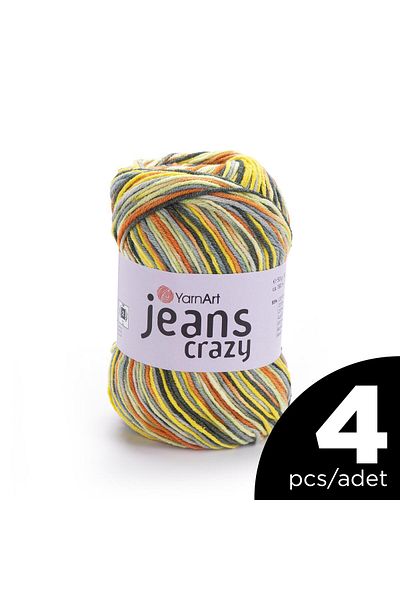 Yarnart Ebruli Jeans 7201 Model - Sells 4 Pieces