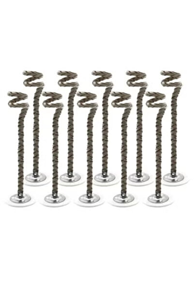 Generic مجموعة فتائل الشموع 50 قطعة 8 سم، 40 خيطًا من القطن لصنع الشموع بنفسك...