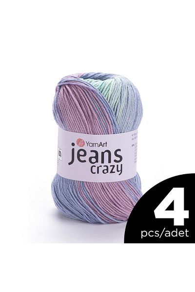 Yarnart ΤΖΙΝ CRAZY - EBRULI - 8203 - 4 ΤΕΜ