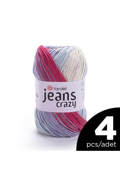 Yarnart Ebrüllü Jeans - 8205 Model - 4 Pcs