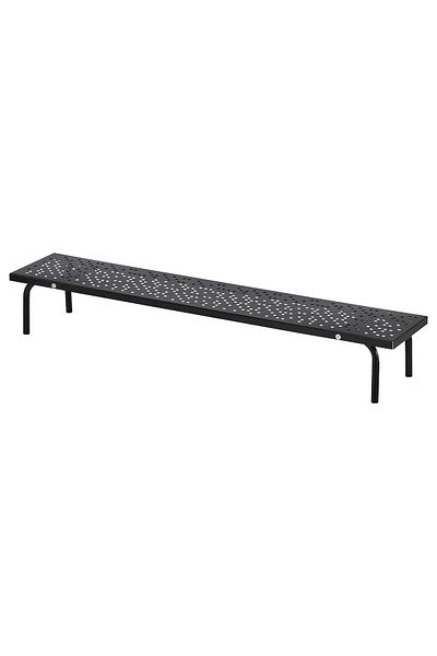 IKEA L NESPELARE Monitor stand, black, 97 x 19 cm
