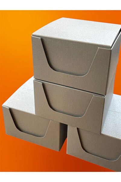 Kağıtmarket powered by Nota 8 X 8 Cm Küp Not Kağıdı / Bloknot * Gri * 4 Adet