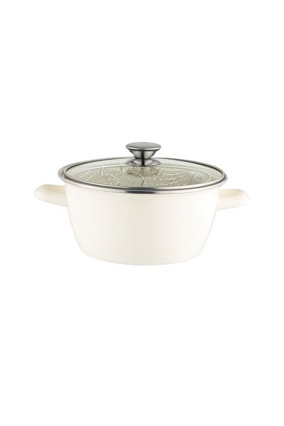 Madame Coco Salentino Frying Pan - White - 22 cm