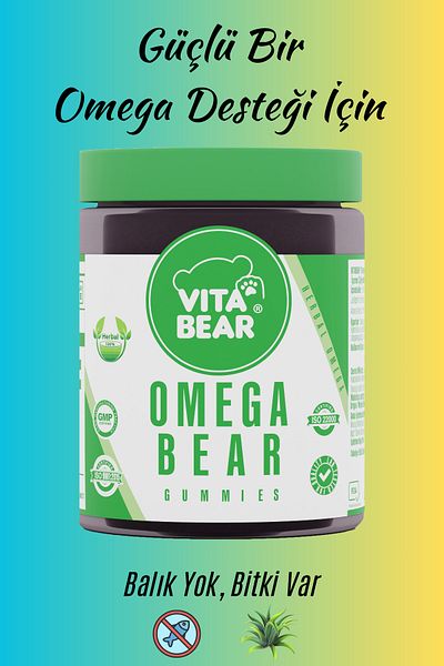 Vita Bear Herbal Omega 3-6-9 Support Omega Bear
