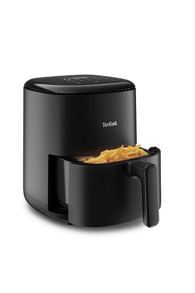 TEFAL Friteuza cu aer cald Tefal Easy Fry Compact EY145810, 1300W, 10 programe, capacitate 3L
