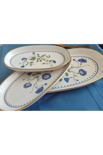 EBRULİEMAYE Martha Üçlü Kayık Seti Salata Tabağı