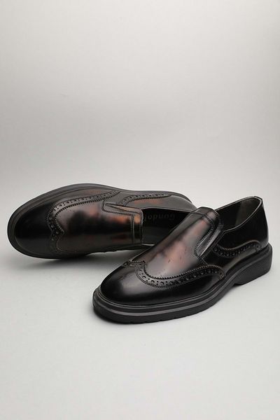 Gondol Loafer clasic pentru bărbați din piele naturală - maro 42 Ttx.60135