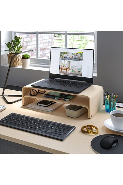 IKEA VATTENKAR Laptop/Monitor Stand, Birch
