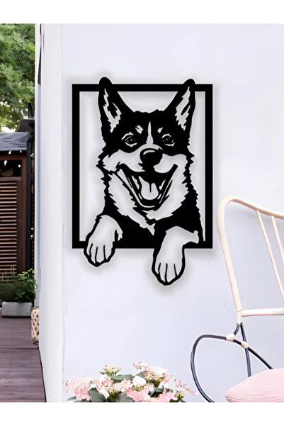 ecrin tuhafiye hobi Köpek Duvar Dekoru - Köpek Duvar Süsü - Köpek Ahşap Lazer...