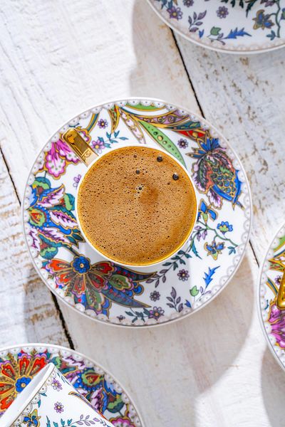 ACAR Abigal Coffee Cup Set for 6 People - 90 ml