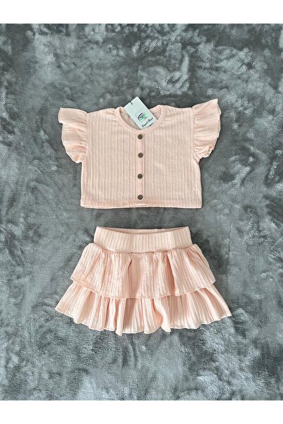 NEWKİDS 7-8 Years Old Girl's Skirted Suit